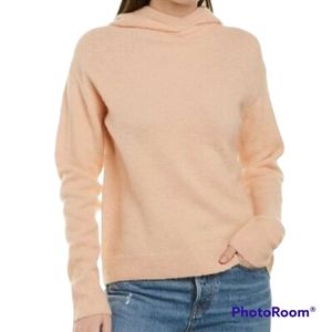 Magashoni Peach Blush Hoodie Sweater Sz Small